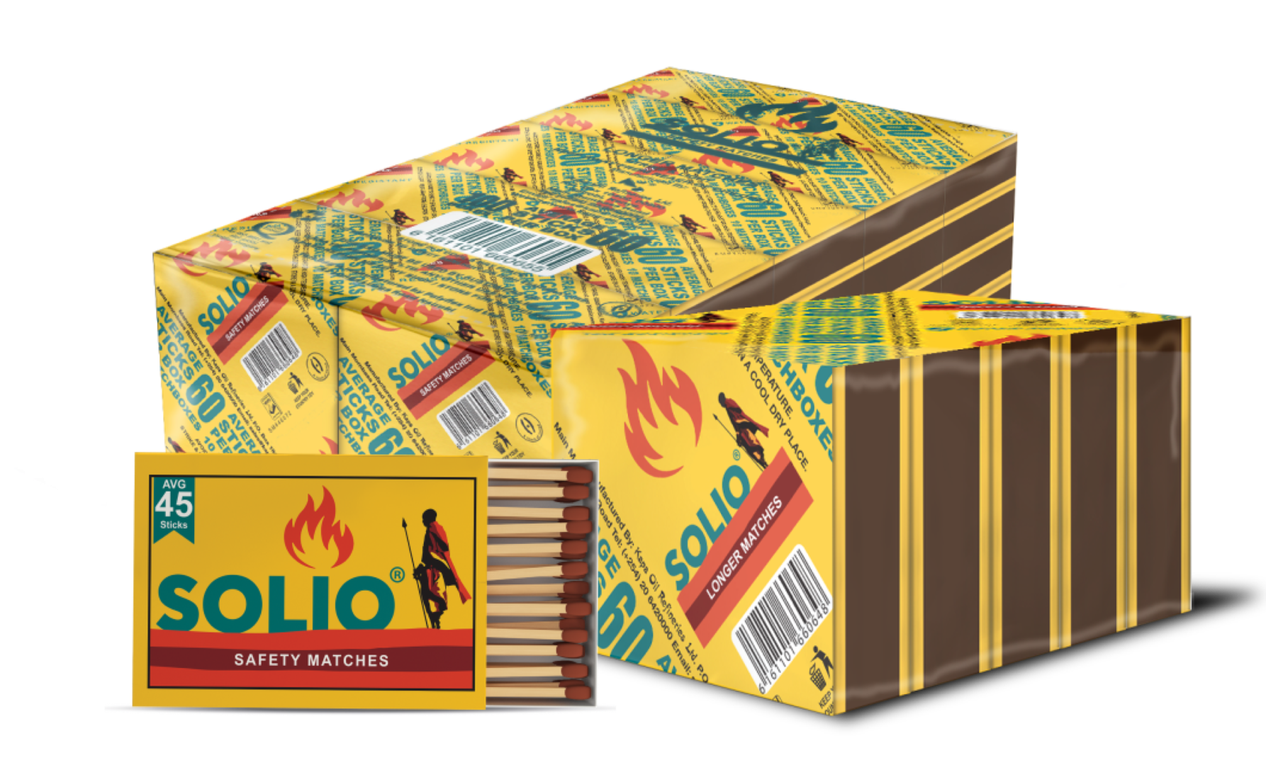 SOLIO SAFETY MATCHES NDOGO